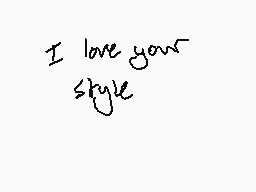 Drawn comment by BEAZEBA
"I love your style"
