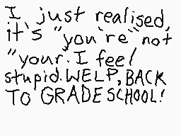 Drawn comment by AGCenter