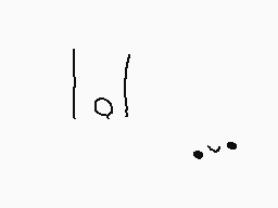 Drawn comment by ⒷuttonⒷro
"| 0 | /"