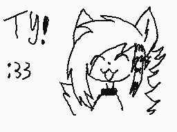 Drawn comment by Aquamarine
"Ty! ;33"