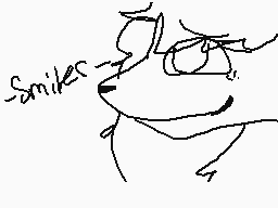 Drawn comment by ※Wolf♥girl
"smiles->"