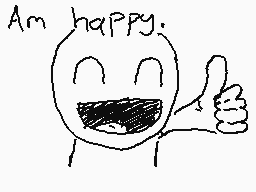 Drawn comment by Child
"Am happy."