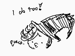 Drawn comment by Elixir
"1 da 900 8 quack"