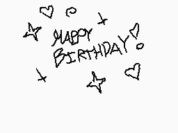 Drawn comment by Elixir
"HAPPY BIRTHDAY!"