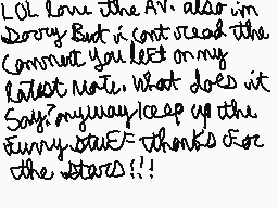 Drawn comment by Sega01