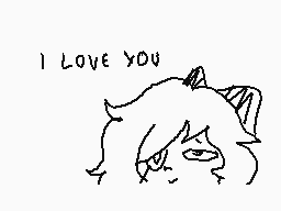 Drawn comment by a user
"I LOVE YOU"