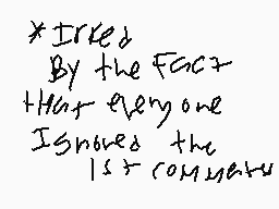 Drawn comment by PsⓎkoNINJA