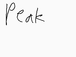 Drawn comment by Alemations
"Peak"