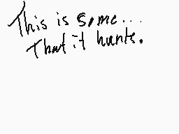 Drawn comment by ladybugamr