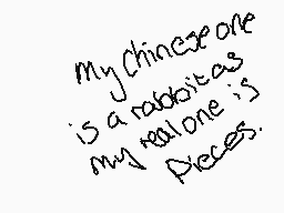 Drawn comment by Rita Jones