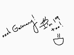 Drawn comment by Hannah～
"...oh Germany! ？！+∞"