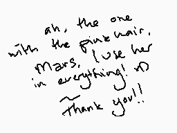 Comentario dibujado por Mars