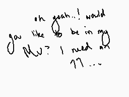 Drawn comment by Mars