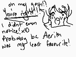 Drawn comment by Mars