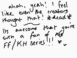 Drawn comment by Mars