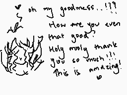 Drawn comment by Mars