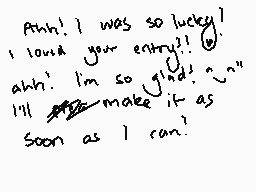 Drawn comment by Mars