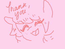 Drawn comment by LivzKat
"thank you"