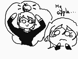 Drawn comment by Juhasch FR
"My apple..."