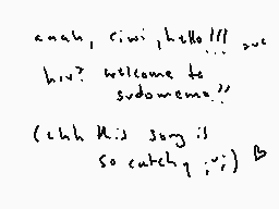 Drawn comment by ambie x