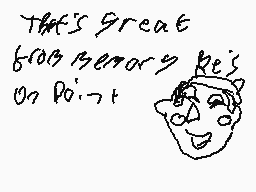 Drawn comment by K-Cool
"THAT'S GREAT 603 BEGINS ON POINT"