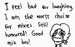 Drawn comment by Player 2