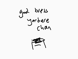 Drawn comment by TrulyBlue
"god bless yardere chan"