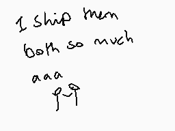 Drawn comment by Trüli
"I ship them both so much aaa :-)"