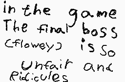 Drawn comment by Gamer B