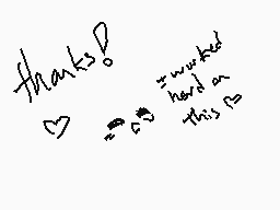Drawn comment by SしurやieDoo
"thanks! i worked hard on this"