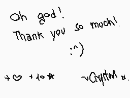Drawn comment by とrystal●°•