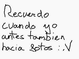 Drawn comment by goth