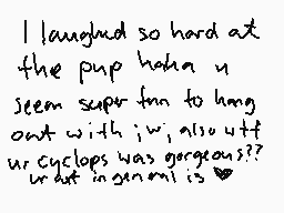 Drawn comment by シヤドウ★