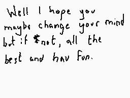 Drawn comment by Dee