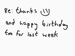 Drawn comment by Dee