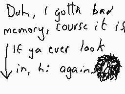 Drawn comment by Dee