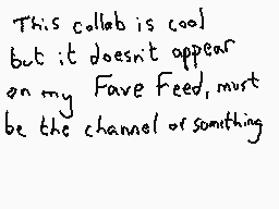 Drawn comment by Dee