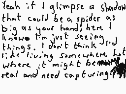 Drawn comment by Dee