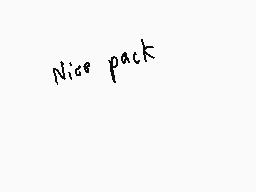 Drawn comment by Dee
"Nice pack"
