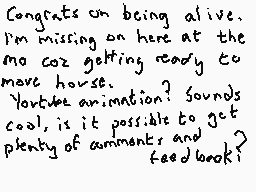 Drawn comment by Dee