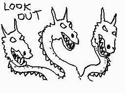 Drawn comment by Dee
"LOOK OUT"