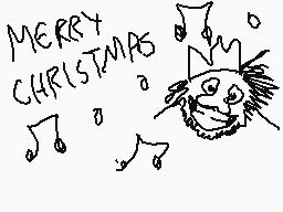 Drawn comment by Dee
"MERRY CHRISTMAS!"