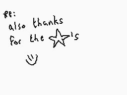 Drawn comment by Dee
"also thanks for the star's"