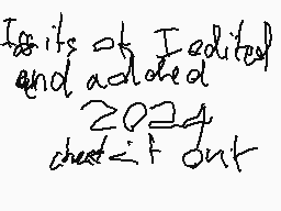 Drawn comment by LordM2502☆
"Its of I edited end added 2024 check it out"