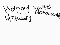 Drawn comment by ErrorOli
"Happy cute birthday cloversday"