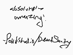 Drawn comment by DeadSanity
"ab501/v8g1 wmmz2(ny) -soft6stad.o/Deatlsity"