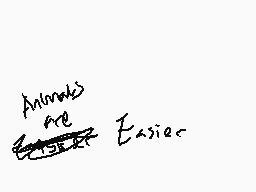 Drawn comment by DeadSanity
"Animals are easier"