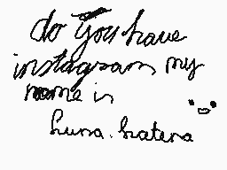 Drawn comment by ～luna～