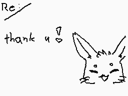 Drawn comment by Auri-Chan
"Re: thank u"