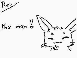 Drawn comment by Auri-Chan
"Rei thx man!"